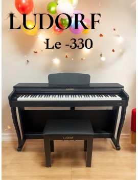 LUDORF Le330 Dijital Piyano  Ahşap Tabure HEDİYE