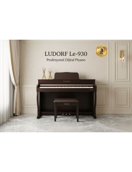 LUDORF Le930 Dijital Piyano  Ahşap Tabure HEDİYE